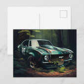Postale auto forest kaarten (Voorkant / Achterkant)