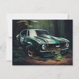 Postale auto forest kaarten