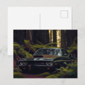 Postale auto forest kaarten (Voorkant / Achterkant)