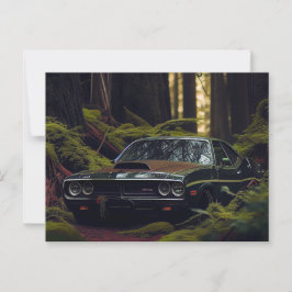 Postale auto forest kaarten