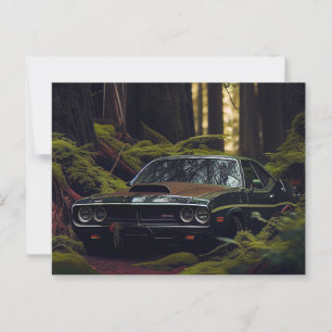 Postale auto forest kaarten