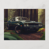 Postale auto forest kaarten (Voorkant)