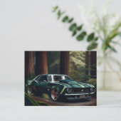 Postale auto forest kaarten (Staand voorkant)