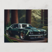 Postale auto forest kaarten (Voorkant)