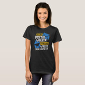 Postale bezorging postbode t-shirt (Voorkant volledig)
