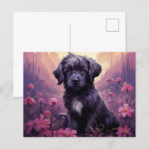 Postale bloem van de hond
