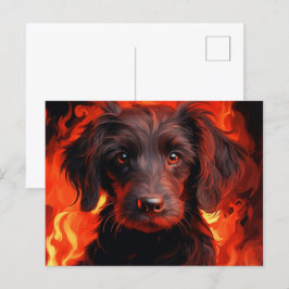 Postale bloemkaart briefkaart