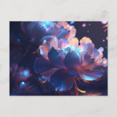 Postale bloemkaart briefkaart (Voorkant)