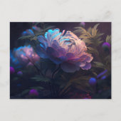 Postale bloemkaart briefkaart (Voorkant)