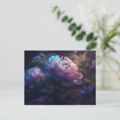 Postale bloemkaart briefkaart (Staand voorkant)