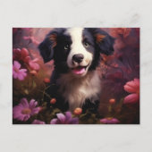 Postale Bouquet-kaart van Chiens Briefkaart (Voorkant)