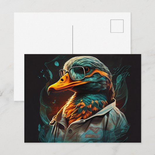 Postale Canards Briefkaart (Voorkant / Achterkant)