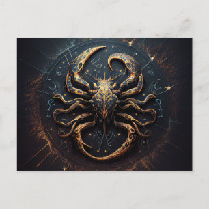 Postale Cancer Zodiac Briefkaart