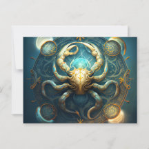 Postale Cancer Zodiac
