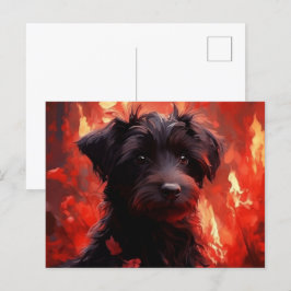 Postale Canine Brûlante Briefkaart