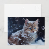 Postale Cat Divers-kaarten Briefkaart (Voorkant / Achterkant)