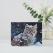 Postale Cat Divers-kaarten Briefkaart (Staand voorkant)