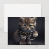 Postale Cat prisoner Briefkaart (Voorkant / Achterkant)