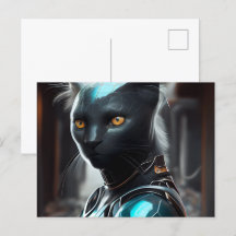 Postale Cat Robotique kaarten
