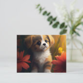 Postale CatDog-kaart Briefkaart (Staand voorkant)