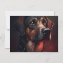Postale Chien Divers Briefkaart