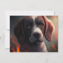 Postale Chien Divers Briefkaart
