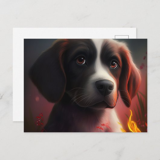 Postale Chien Divers Briefkaart (Voorkant / Achterkant)