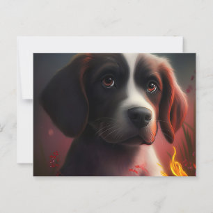 Postale Chien Divers Briefkaart