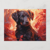 Postale Feu Fleuri Briefkaart (Voorkant)