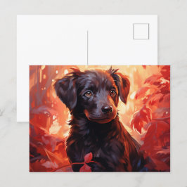 Postale Feu Fleuri Briefkaart