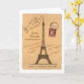 Postale greedekaart kaart (Gele Bloem)