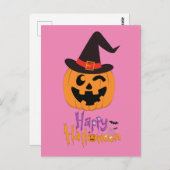 Postale Happy Halloween kaart!!! Briefkaart (Voorkant / Achterkant)