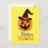 Postale Happy Halloween kaart!!! Briefkaart (Voorkant / Achterkant)