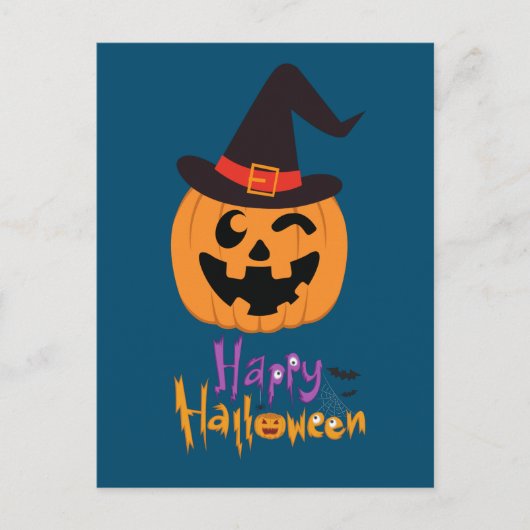 Postale Happy Halloween kaart!!! Briefkaart (Voorkant)