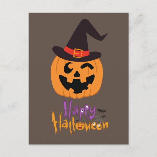 Postale Happy Halloween kaart!!! Briefkaart (Voorkant)