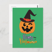 Postale Happy Halloween kaart!!! Briefkaart (Voorkant / Achterkant)