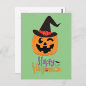 Postale Happy Halloween kaart!!! Briefkaart (Voorkant / Achterkant)