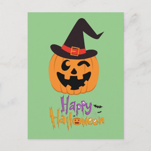 Postale Happy Halloween kaart!!! Briefkaart (Voorkant)