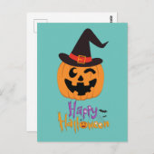 Postale Happy Halloween kaart!!! Briefkaart (Voorkant / Achterkant)