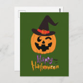 Postale Happy Halloween kaart!!! Briefkaart (Voorkant / Achterkant)