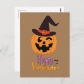 Postale Happy Halloween kaart!!! Briefkaart (Voorkant / Achterkant)