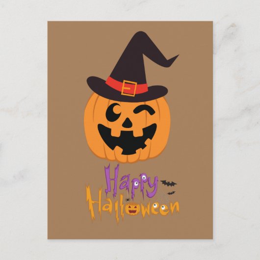 Postale Happy Halloween kaart!!! Briefkaart (Voorkant)