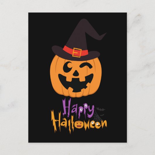 Postale Happy Halloween kaart!!! Briefkaart (Voorkant)