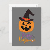 Postale Happy Halloween kaart!!! Briefkaart (Voorkant / Achterkant)