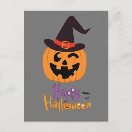 Postale Happy Halloween kaart!!! Briefkaart (Voorkant)