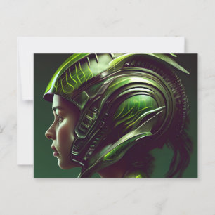 Postale kaartjes Meisjes Futurisme Briefkaart