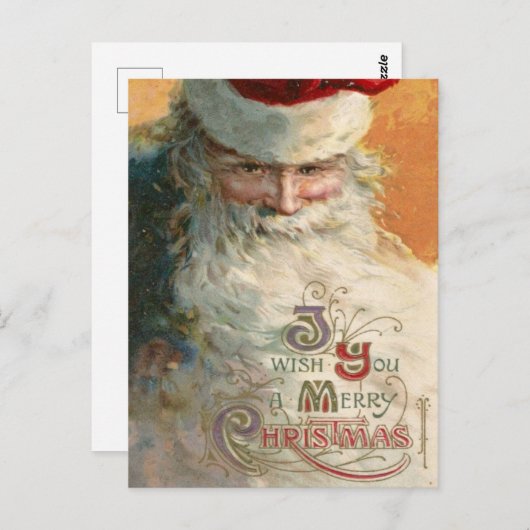 Postale Kerstkaart Briefkaart (Voorkant / Achterkant)