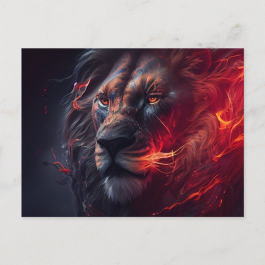 Postale Lion Rouge-kaarten Briefkaart (Voorkant)