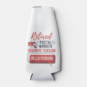 Postale postarbeider in ruste Postale Persoonlijke Flesjeskoeler (Voorkant)