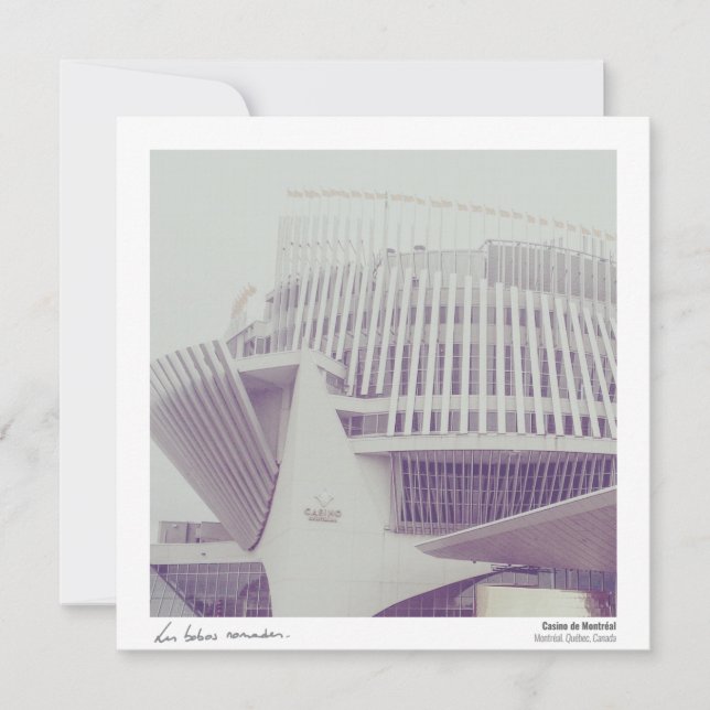 Postale Quebec-kaart - Getoonde speeltijd (Voorkant)